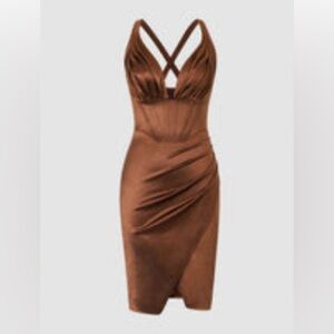 XL Brown dress